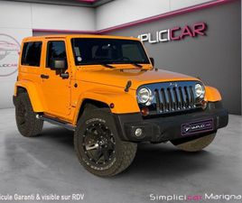 JEEP WRANGLER SAHARA 3.6 V6 284 CH 4X4 - SUIVI COMPLET - KIT GPL HOMOLOGUÉ - TOIT SOUPLE + DUR - GARANTIE 12 MOIS