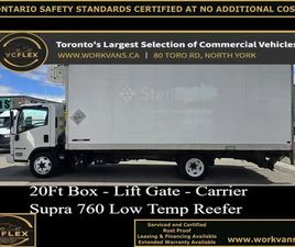 2018 ISUZU NRR 20FT - CARRIER SUPRA 650 REEFER WITH STANDBY + LI