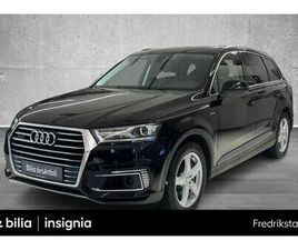 AUDI Q7 E-TRON E-TRON. DAB+, CRUISEKONTROLL, RYGGESENSOR, HENGERFESTE 2017 SVART