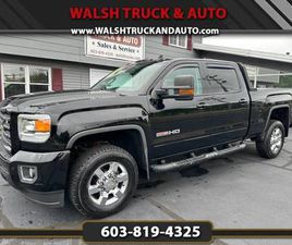 GMC SIERRA 2500HD CREW CAB 2018 GMC SIERRA 2500HD SLT ALL TERRAIN CREW CAB 1 OWNER SUPER CLEAN