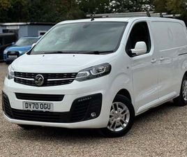 VAUXHALL VIVARO 2020 VAUXHALL VIVARO 1.5 TURBO D 2700 SPORTIVE L1 H1 EURO 6 (START/STOP) 5DR PANEL VAN DIESEL MANUAL