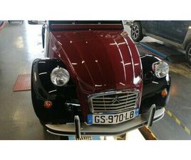 1989 CITROEN 2CV NOIR MANUEL, 4 VITESSES CONDUITE À GAUCH...