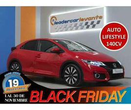 HONDA CIVIC 1.8 I-VTEC LIFESTYLE AUT 140CV