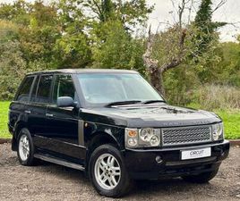 LAND ROVER RANGE ROVER 2003 LAND ROVER RANGE ROVER 4.4 V8 VOGUE AUTOMATIC BLACK 85000 MILES PETROL L322 ESTATE PETROL AU...