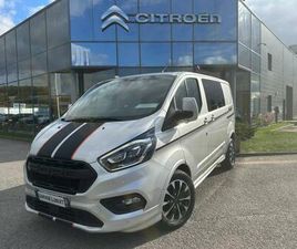 FORD TRANSIT CUSTOM 320 L1H1 2.0 ECOBLUE 185 S&S CABINE APPROFONDIE SPORT BVA6 7CV