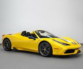 CERTIFIED 2015 FERRARI 458 SPECIALE BASE