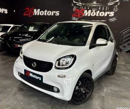 SMART FORTWO CABRIO SMART FORTWO CABRIOLET 90CH TWINAMIC P/SPORT•CAMÉRA•RADARS•GPS•JANTES ALU16P•FEUX LED•GPS•PALETTES