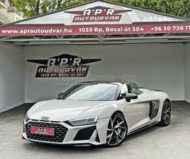 AUDI R8 SPYDER AUDI R8 SPYDER 70 FSI V10 PERFORMANCE QUATTRO S-TRONIC KERÁMIA FÉK! BANG&OLUFSEN.HANGOLHATÓ KIPUFOGÓ. RACE MÓD.CARBON CSOMA