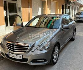 MERCEDES CLASSE E E 350 MERCEDES-BENZ CLASE E E 350 CDI BLUE EFFICIENCY AVANTGARDE
