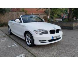 BMW SERIE 1 CABRIO 118 BMW, 1 SERIES, CONVERTIBLE, 2010, MANUAL, 1995 (CC), 2 DOORS