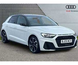 AUDI A1 30 TFSI 2025 AUDI A1 30 TFSI 110 BLACK EDITION 5DR S TRONIC HATCHBACK PETROL AUTOMATIC