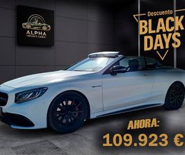 S CABRIO 63 AMG 4MATIC AUT.