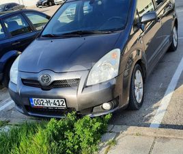 TOYOTA COROLLA VERSO TOYOTA COROLLA VERSO