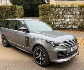 LAND ROVER RANGE ROVER LWB P525 2019 LAND ROVER RANGE ROVER 5.0 V8 P525 AUTOBIOGRAPHY (LWB)