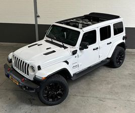 JEEP WRANGLER UNLIMITED 4XE CABRIO, 20 INCH, APPLE - ANDROID ECT.