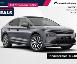 ŠKODA ENYAQ COUPÉ IV SELECTION ELEKTROMOTOR 210 KW / 286 PK SUV | 21 VELGEN SUPERNOVA | CLEVER PACK | ELEKTRISCH INKLAPBARE TREKHAAK |