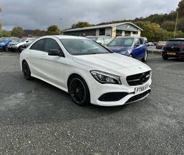 MERCEDES CLA CLA 200 2019 MERCEDES-BENZ CLA 1.6 CLA200 AMG LINE NIGHT EDITION COUPE 4DR PETROL MANUAL EURO 6 (START/STOP) (15...