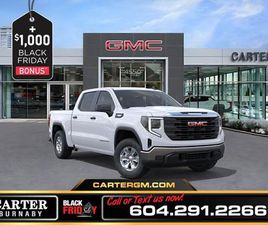 NEW 2026 GMC SIERRA 1500 PRO 4WD | 2.7L TURBOMAX ENGINE/HD REAR CAMERA