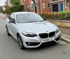 BMW SERIE 2 220 2018 (68) - 2.0 220I GPF SPORT COUPE 2DR PETROL AUTO EURO 6 (START/STOP) (184 PS)