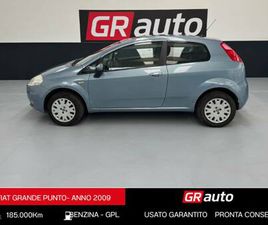 FIAT GRANDE PUNTO GRANDE PUNTO GRANDE PUNTO 1.4 GPL 3 PORTE DYNAMIC PREZZO REALE