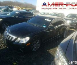 MERCEDES E 55 2010, 5.5L, USZKODZONY BOK SLUBICE