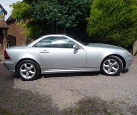 MERCEDES SLK SLK 320 3.2 SLK320 CONVERTIBLE 2DR PETROL AUTOMATIC (254 G/KM, 218 BHP)