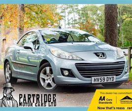 PEUGEOT 207 CC 1.6 VTI SPORT CONVERTIBLE 2DR PETROL MANUAL EURO 5 (120 PS)