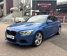 BMW SERIE 1 BMW SÉRIE 1 F20 M SPORT BLEUE ESTORIL 136 CHEVAUX GPS + SIÈGES CHAUFFANTS