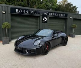 PORSCHE 911 3.0T 992 CARRERA GTS CONVERTIBLE 2DR PETROL PDK EURO 6 (START/STOP) (480 PS)
