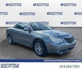 CHRYSLER SEBRING CABRIOLET 2008 CHRYSLER SEBRING TOURING CONVERTIBLE SILVER STEEL METALLIC