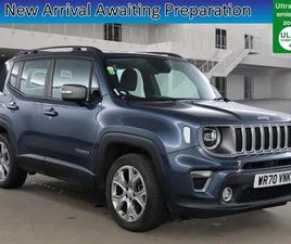 JEEP RENEGADE PHEV 2020 JEEP RENEGADE 1.3 TURBO 4XE PHEV 190 LIMITED 5DR AUTO ESTATE PETROL/ELECTRIC AUTOMATIC