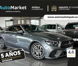 MERCEDES CLASSE E CABRIOLET E 220 MERCEDES-BENZ CLASE E CABRIO E 220 D