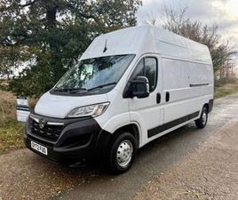 2022 72 VAUXHALL MOVANO 2.2 CDTI 3500 BITURBO DYNAMIC FWD L3 H3 EURO 6 140 BHP *