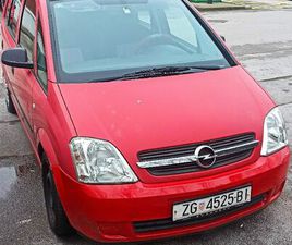 OPEL MERIVA 1,7 DT, REG DO 11/26, 2005 GOD.