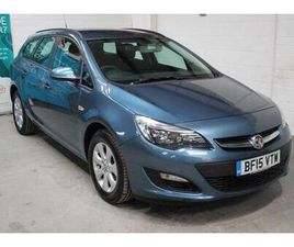 VAUXHALL ASTRA 2015 VAUXHALL ASTRA 1.6I DESIGN SPORTS TOURER AUTO EURO 6 5DR ESTATE PETROL AUTOMATIC