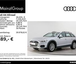 AUDI A4 ALLROAD 45 TFSI QUATTRO S TRONIC AHK KAM. NAV
