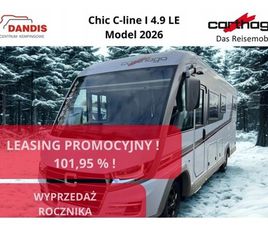 CARTHAGO CHIC C-LINE I 4.9 LE MODEL 2026, MERCEDES, AUTOMAT 170KM, ALDE, 4
