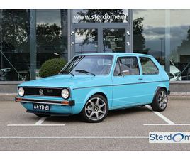 VOLKSWAGEN GOLF - VW L 171 110 I ZEER NETJES I GEREVISEERD I SWALLOWTAIL L MIAMI BLUE L 1975 L RACARO INTERI
