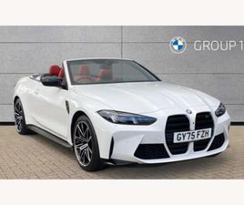 BMW M4 M4 XDRIVE 530 COMPETITION M 2DR STEP AUTO CONVERTIBLE 2025, 1500 MILES, £72995 - 32918117 - EXCHANGEANDMART.CO.UK