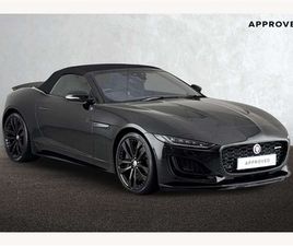 JAGUAR F-TYPE CABRIOLET P450 5.0 P450 SUPERCHARGED V8 R-DYNAMIC BLACK 2DR AUTO