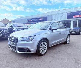 2014 AUDI A1 1.4 TFSI SPORT SPORTBACK S TRONIC EURO 5 (START/STOP) 5DR HATCHBACK PETROL AUTOMATIC