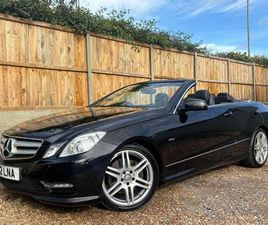 1.8 E250 BLUEEFFICIENCY SPORT EDITION 125 CABRIOLET G-TRONIC+ EURO 5 (START/STOP) 2DR