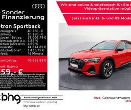 AUDI E-TRON SPORTBACK S AUDI E-TRON SPORTBACK 55 QUATTRO S-LINE MATRIX/B&O/AS