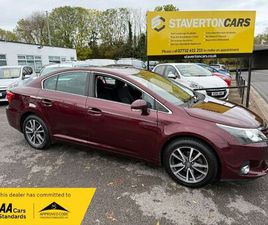 2012 TOYOTA AVENSIS 1.8 TR (147BHP) SALOON 4D M-DRIVE S