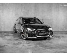 AUDI RS4 B9 AVANT 450 CH - ÉCHAPPEMENT RS - NOIR MYTHIC - TOIT OUVRANT - AUDIO BANG & OLUFSEN 3D - MATRIX LED - CARNET & SUIVI COMPLET