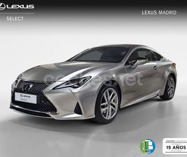 LEXUS RC VEHÍCULO DE SUBSTITUCIÓN