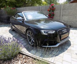 AUDI A5 CABRIO RS5 AUDI RS5 CABRIO 4.2 V8 FSI QUATTRO S-TRONIC // 58.300 KM!!! // RITKASÁG. ÉLMÉNY MINDEN KILOMÉTEREN!!! //