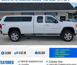GMC SIERRA 2500 EXTENDED CAB **LOWERED! 2013 GMC SIERRA 2500 HD SLE EXT CAB 4X4 Z71 8' BED