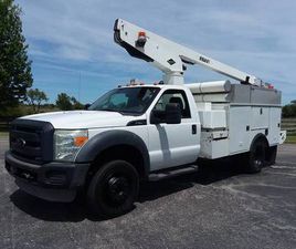 FORD F450 35' BUCKET TRUCK 2012 FORD F-450 VERSALIFT BOOM LIFT V10 GAS ENGINE
