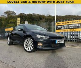 2016 VOLKSWAGEN SCIROCCO 2.0 TSI 180 BLUEMOTION TECH GT 3DR COUPE PETROL MANUAL